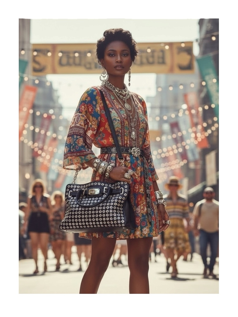 Michael KORS 𖦹 Limited Edition Grommet Large NS Satchel Handbag 𖦹 Black Leather - Picture 15 of 16